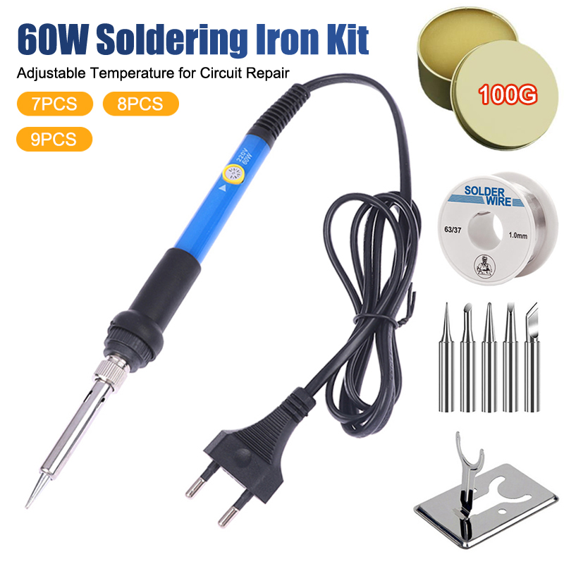 Diy Electronics Storage - Adjustable Temperature 220V 60W Soldering Iron