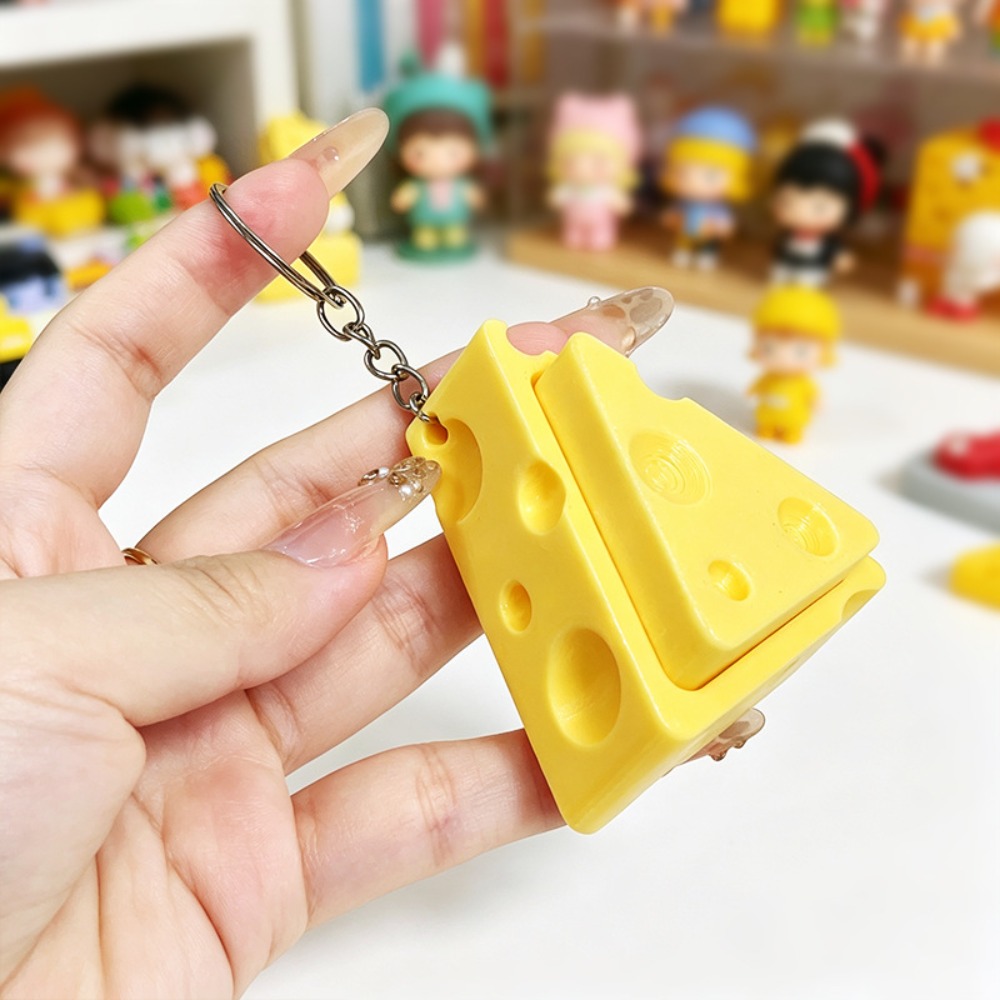 Push Button Tactile - New Cheese Fidget Keychain Toy Mechanical