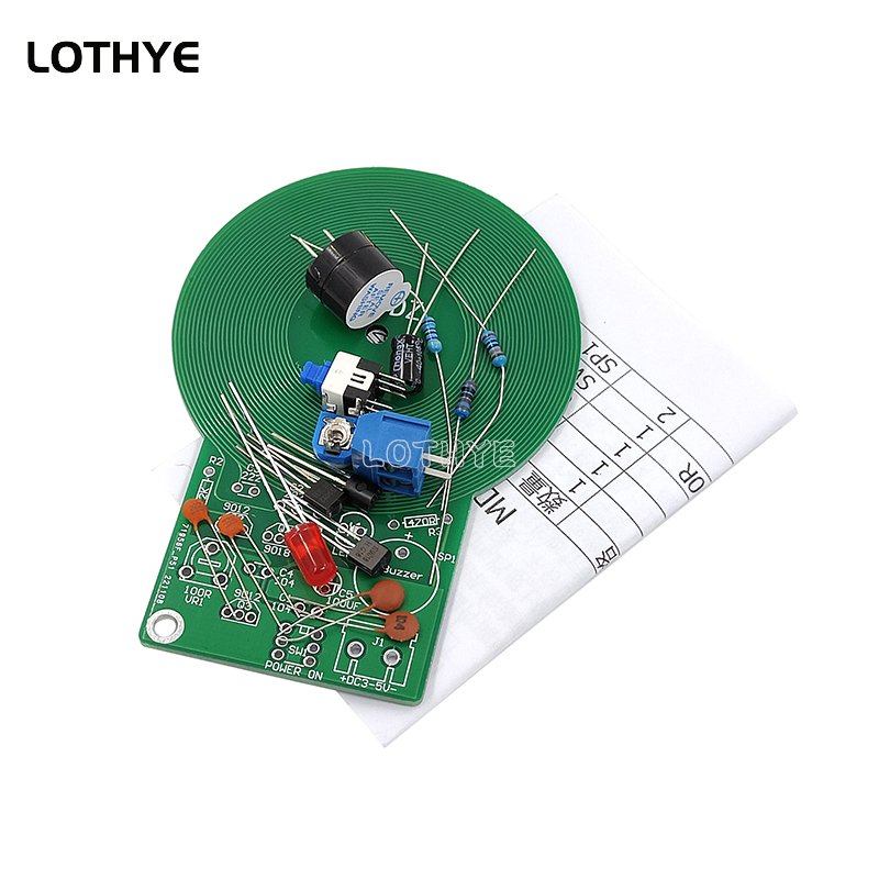 Diy Electronics Components Kit - DC 3V-5V Metal Detector Kit DIY