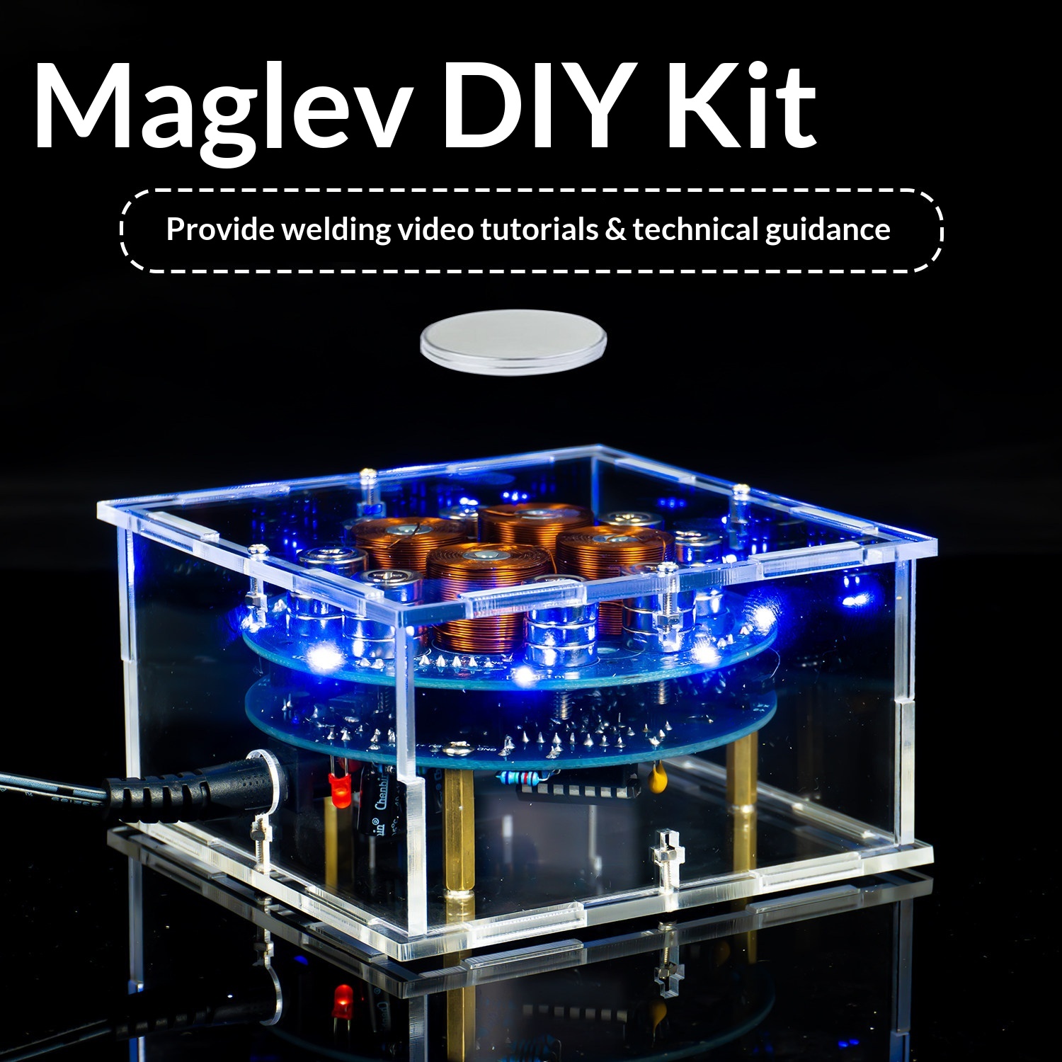 Diy Electronics Projects For Students - Electronic Push-type Maglev DIY Kit, Fun