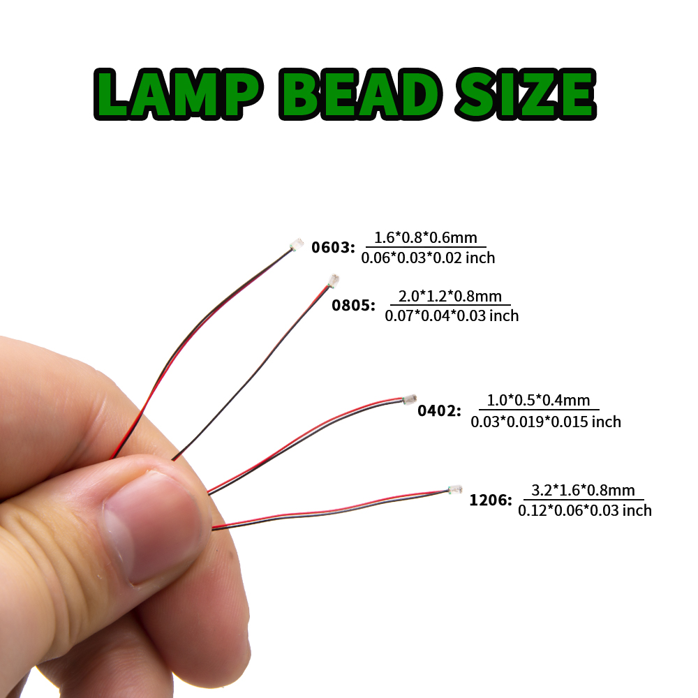 Diy Electronics Components Kit - 10pcs/Set Micro LED Lamp Chips 3V