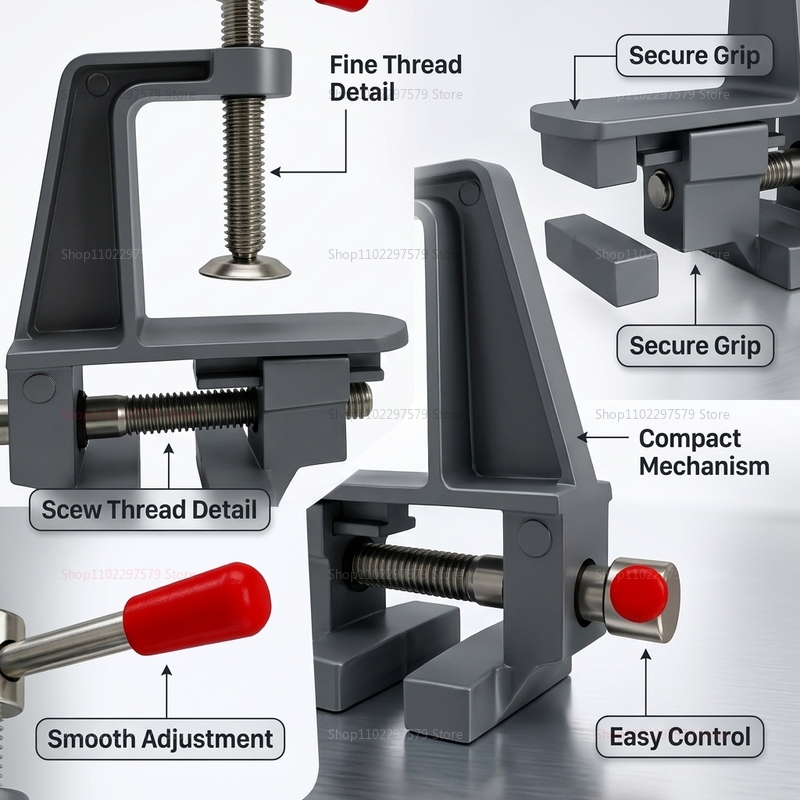 Aluminum Mini Table Bench Vice - Diy Electronics Bench ulasan dan harga