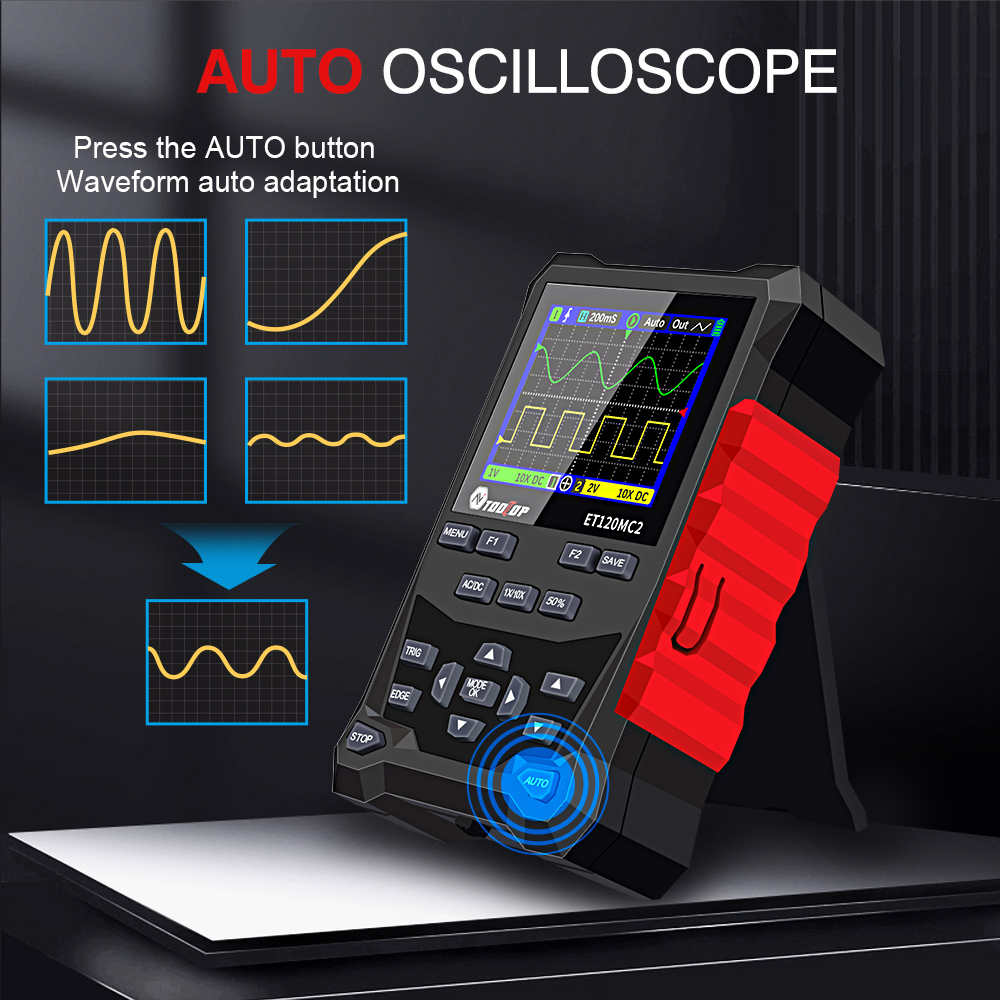 2024 Newest TOOLTOP ET120MC2 D - Oscilloscope Dso Mini ulasan dan harga