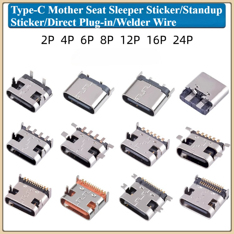 10Pcs USB Connector Type C Fem - Smd Solder Paste ulasan dan harga
