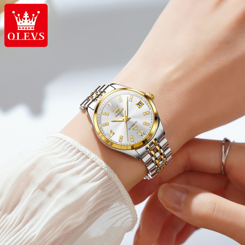 OLEVS 9801 Womens Watch Luxury - Push Button Tactile ulasan dan harga