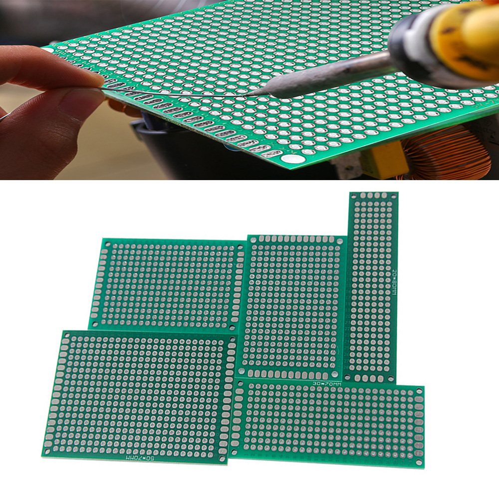 5PCS PCB Board Kit Single Side - Diy Electronics Breadboard ulasan dan harga