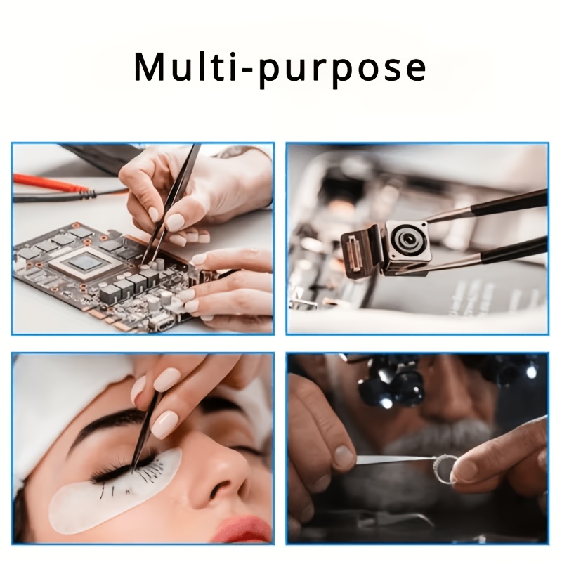 10Pcs ESD Anti‑Static Tweezers - Diy Electronics Components Kit ulasan dan harga