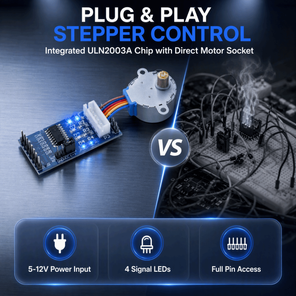 5pcs 5-12V DC Stepper Motor Dr - Stepper Motor 28Byj ulasan dan harga