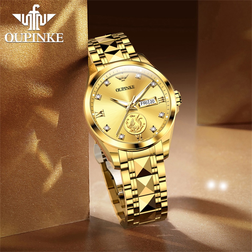 OUPINKE 3259 Real Gold Automat - Push Button Tactile ulasan dan harga