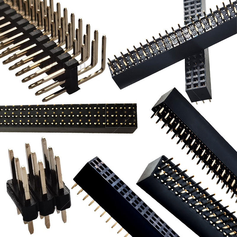 5pcs 2.0mm 3*40P Triple Row St - Male Female Header Pin ulasan dan harga