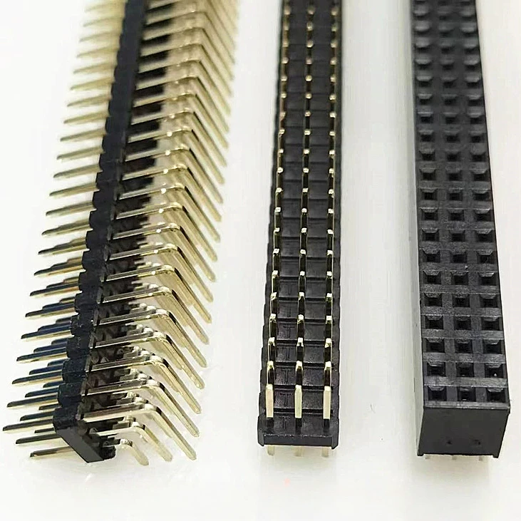 5pcs 2.0mm 3*40P Triple Row St - Male Female Header Pin ulasan dan harga