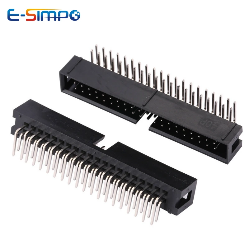 10pcs DC3 2.54mm DIP RA Right  - Male Female Header Pin ulasan dan harga