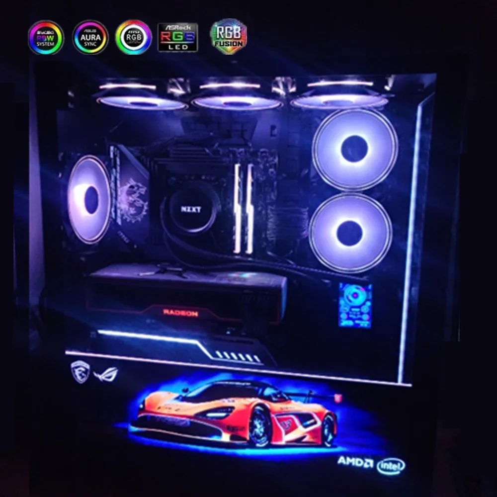 DIY RGB Lighting Panel For PC  - Diy Electronics Case ulasan dan harga