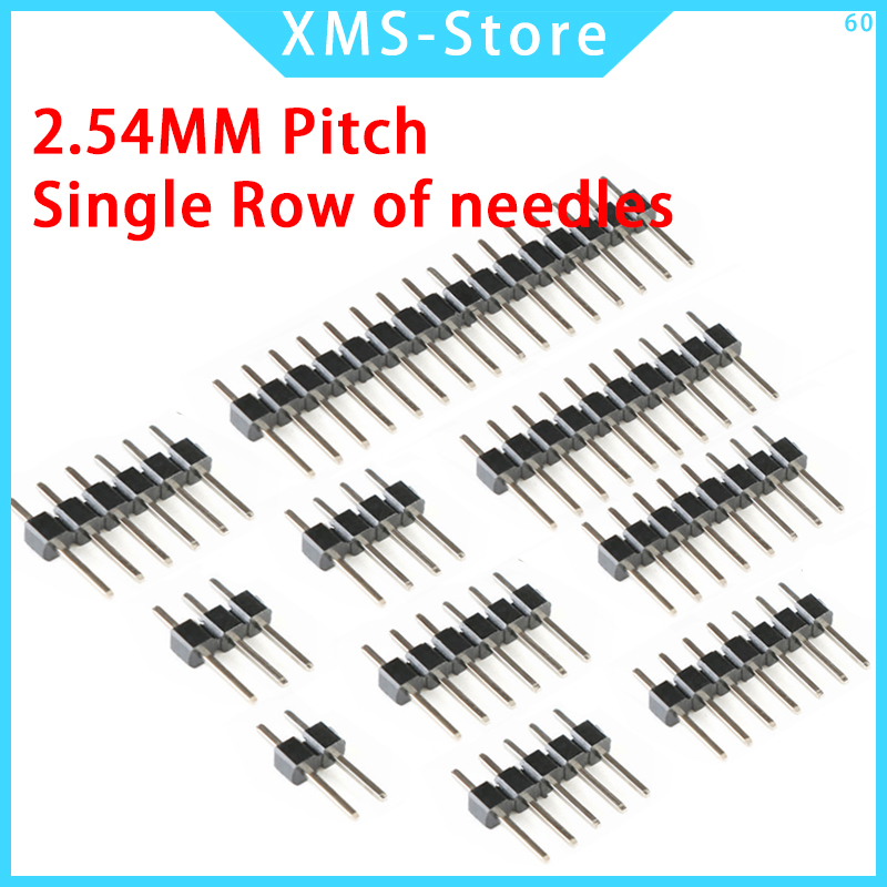 2.54mm Single Row Male PCB Boa - Male Female Header Pin ulasan dan harga