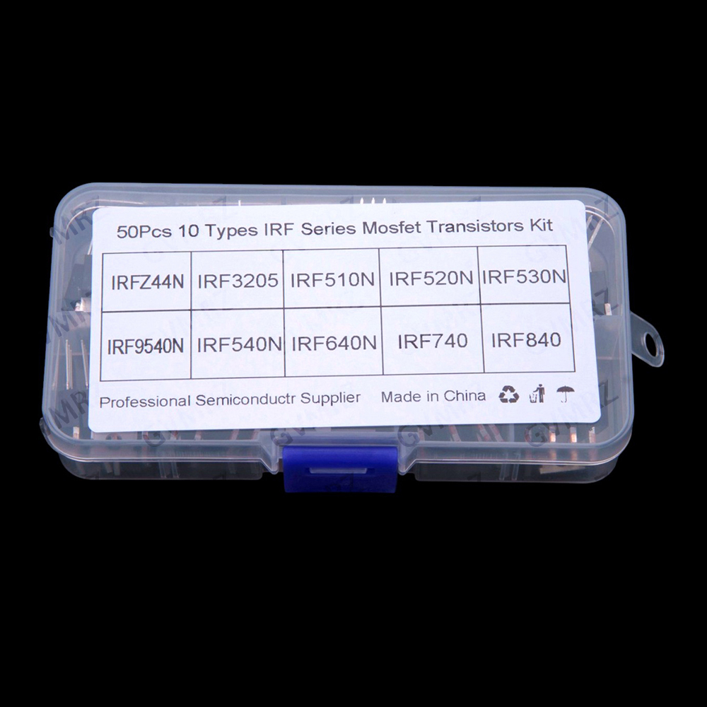 10 Values ​​50 PCS IRF510 IRF5 - Mosfet Transistor Set ulasan dan harga
