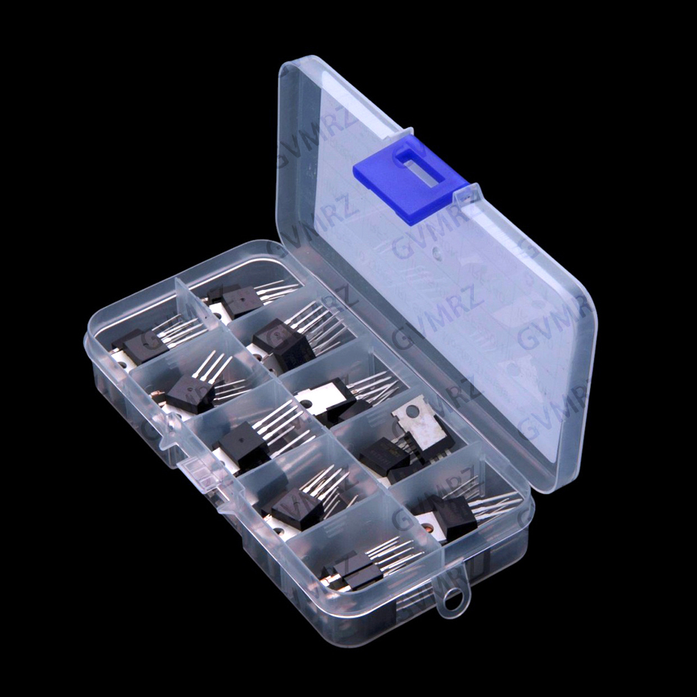 10 Values ​​50 PCS IRF510 IRF5 - Mosfet Transistor Set ulasan dan harga