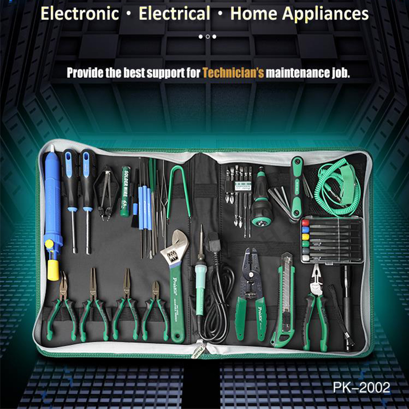 52Pcs Pro'sKit PK-2002H Home E - Diy Electronics Bench ulasan dan harga