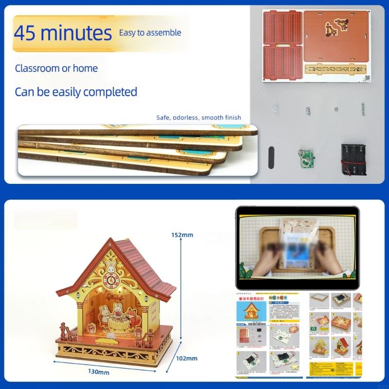 XXFE Electronic Cottage Assemb - Diy Electronics Projects For Students ulasan dan harga