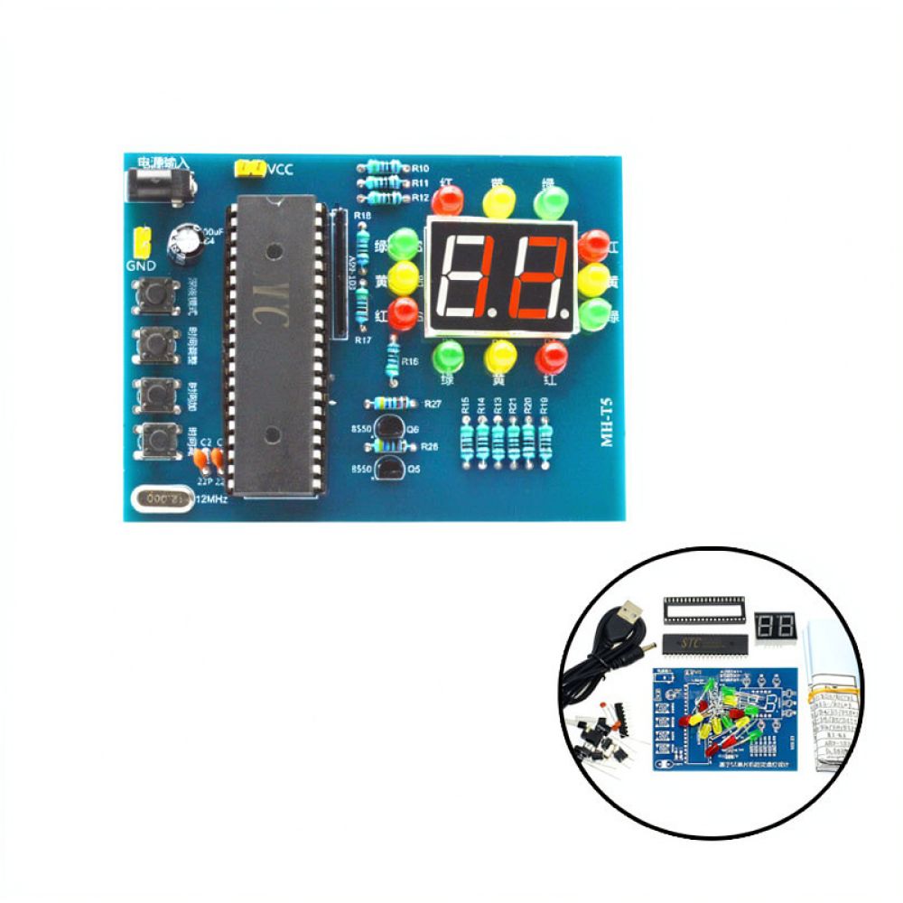 Traffic Light Control DIY Set  - Diy Electronics Projects For Students ulasan dan harga
