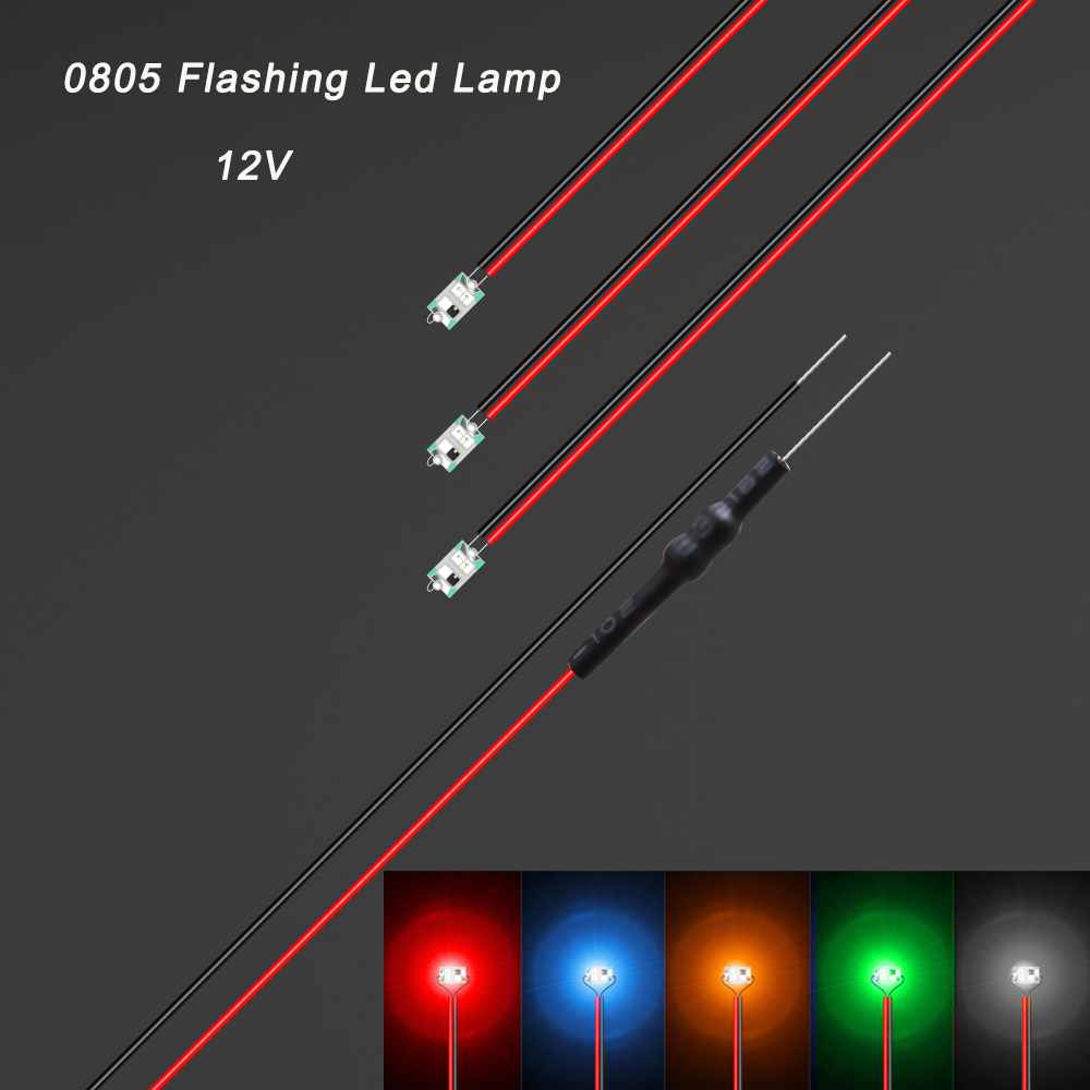 10PCS 12V Wired Led Smd 0805 L - Smd Solder Paste ulasan dan harga
