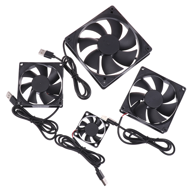 5V USB Brushless Cooling Fan S - Diy Electronics Case ulasan dan harga