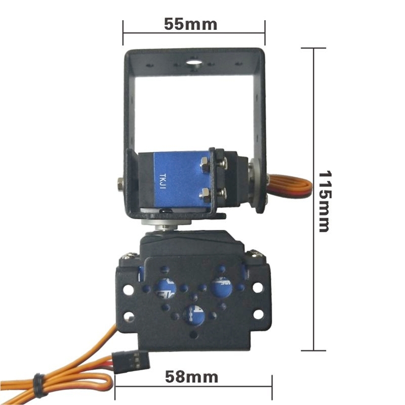 2 DOF Robotic Pan And Tilt Ser - Diy Robot Electronics Kit ulasan dan harga