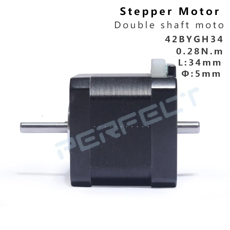 Double Shaft Motor 42BYGH34 Ne - Stepper Motor 28Byj ulasan dan harga