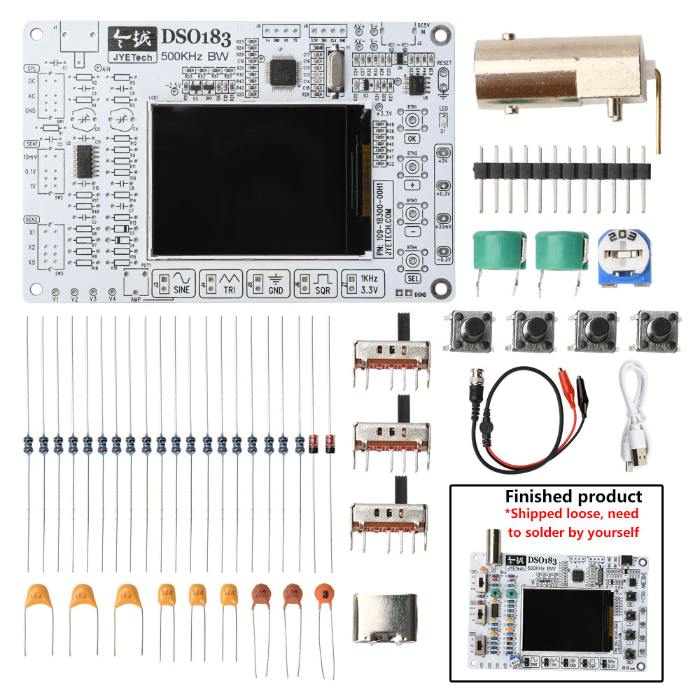 DIY DSO183 Digital Oscilloscop - Oscilloscope Dso Mini ulasan dan harga