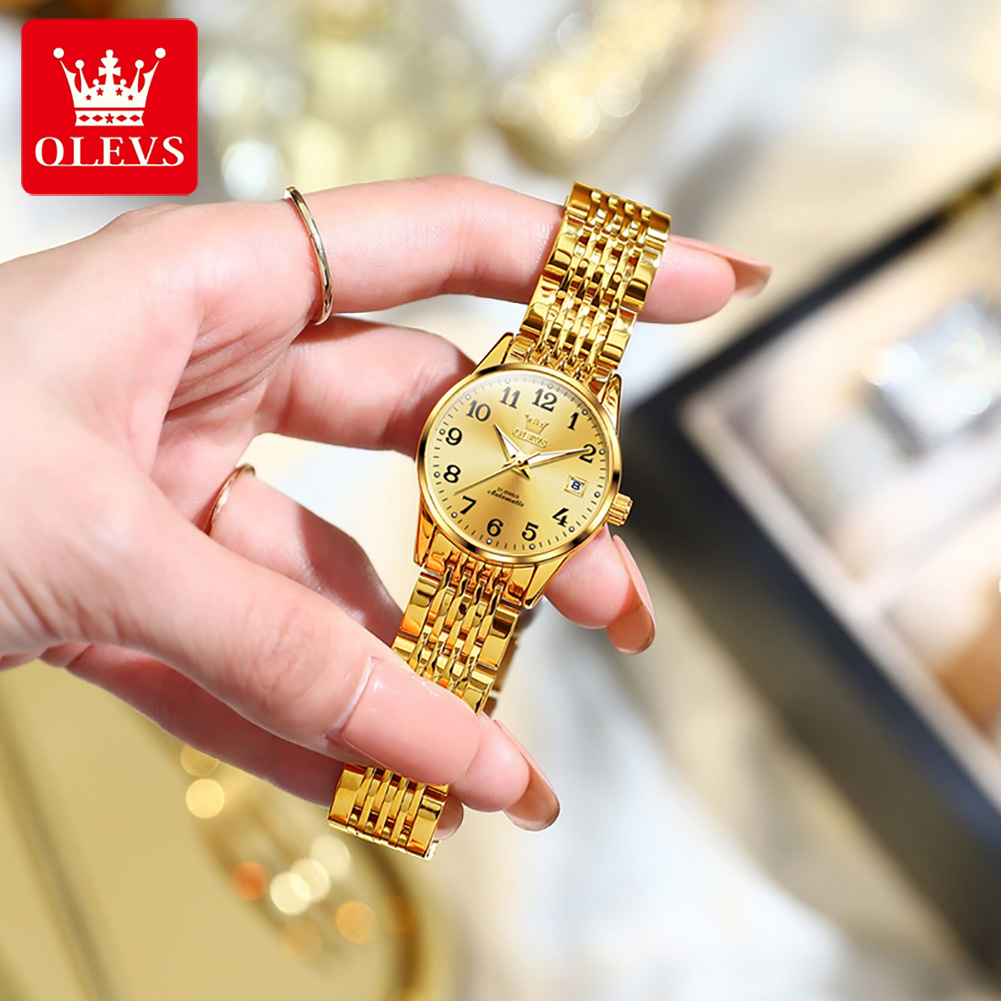 OLEVS 6666 Woman Watch Fashion - Push Button Tactile ulasan dan harga