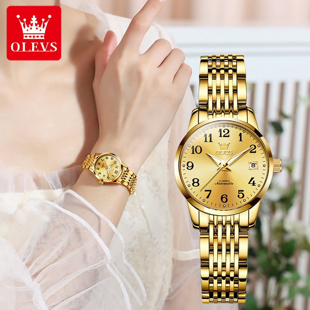 OLEVS 6666 Woman Watch Fashion - Push Button Tactile ulasan dan harga